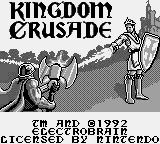 Kingdom Crusade Title Screen